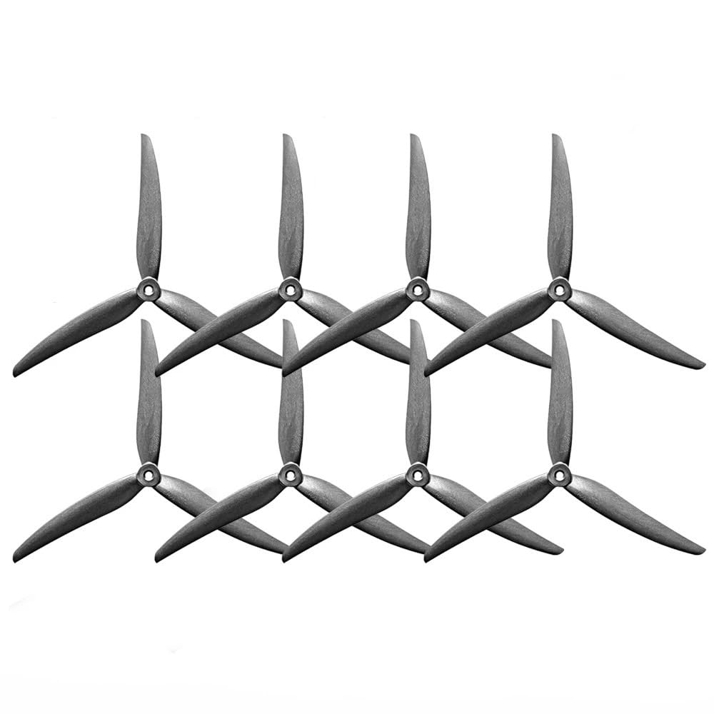 BNEAIGHW Propeller 2 Paar 9045 9X4,5X3 Blattpropeller (2CW + 2CCW), kompatibel mit 9-Zoll-Kohlefaserrahmenmotor 3115 900KV/640KV-Zubehör Teil ersetzen(12pcs) von BNEAIGHW