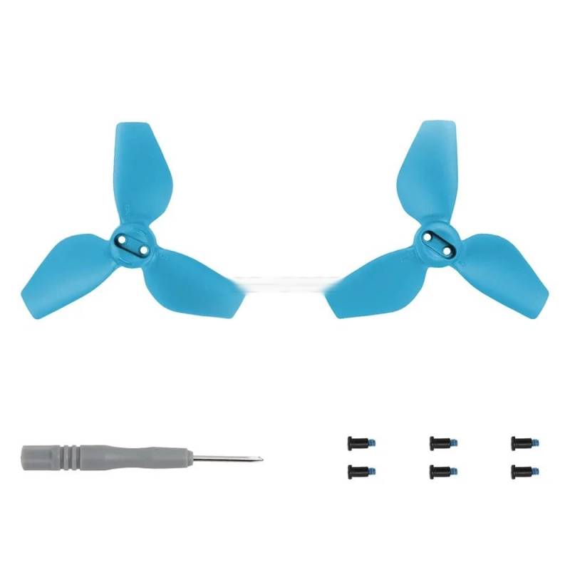 Propeller 1/2 Paar Propeller, leichte Flügelventilator-Propeller, Ersatz-Requisiten, Klingenteile, Zubehör Teil ersetzen(1 Pair Blue) von BNEAIGHW