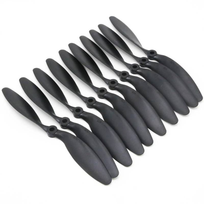 Propeller 10/20 stücke 8060 Propeller Glasfaser & Nylon Requisiten Doppel-klinge Propeller Kompatibel Mit RC Flugzeug Quadcopter 8x6 RC Flugzeug Teile Teil ersetzen(10pcs) von BNEAIGHW