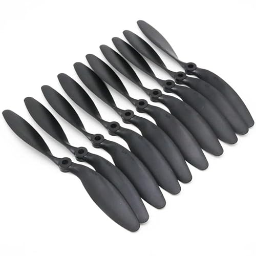 Propeller 10 teile/los 8060 Propeller Glasfaser & Nylon Requisiten Kompatibel Mit RC Flugzeug Quadcopter 8x6 RC Flugzeug Propeller klingen Teil ersetzen von BNEAIGHW