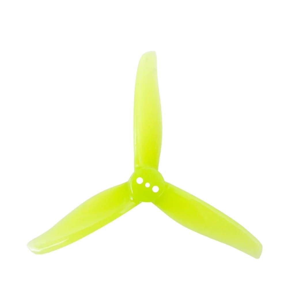 Propeller 2 Paar/4 Stück 3016 Propeller 1,5 m 2 mm Loch 3 Zoll 3-Blatt CW CCW kompatibel mit 3 Zoll RC Racing Drone Teil ersetzen(2pairs3016 Yellow1.5) von BNEAIGHW