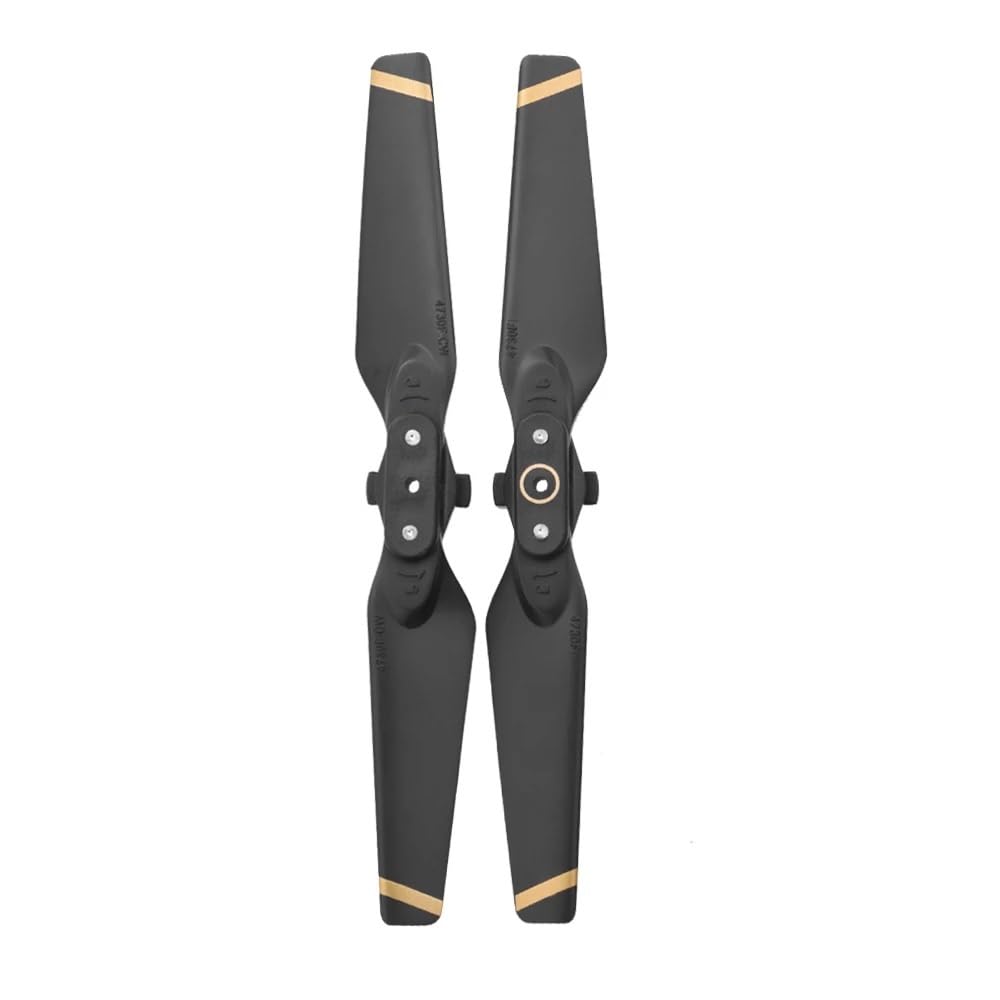 Propeller 2 stücke Propeller Drone 4730 Quick Release Klapp Klingen 4730F Ersatz Requisiten Ersatzteile for Funken Zubehör Teil ersetzen(Gold stripe) von BNEAIGHW