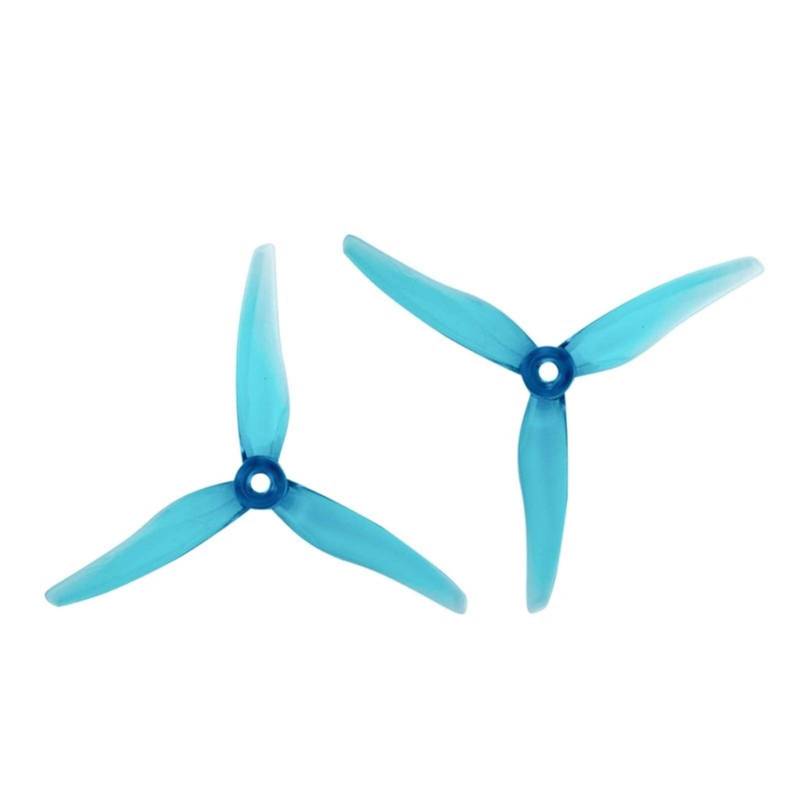 Propeller 24 Stück/12 Paar Gemfan 51466 5 Zoll 3-Blatt-Tri-Blade-Propeller CW CCW bürstenlos/passend for FPV-Propeller/passend for FPV-Racing-Drohnen Teil ersetzen(12 pair Blue) von BNEAIGHW