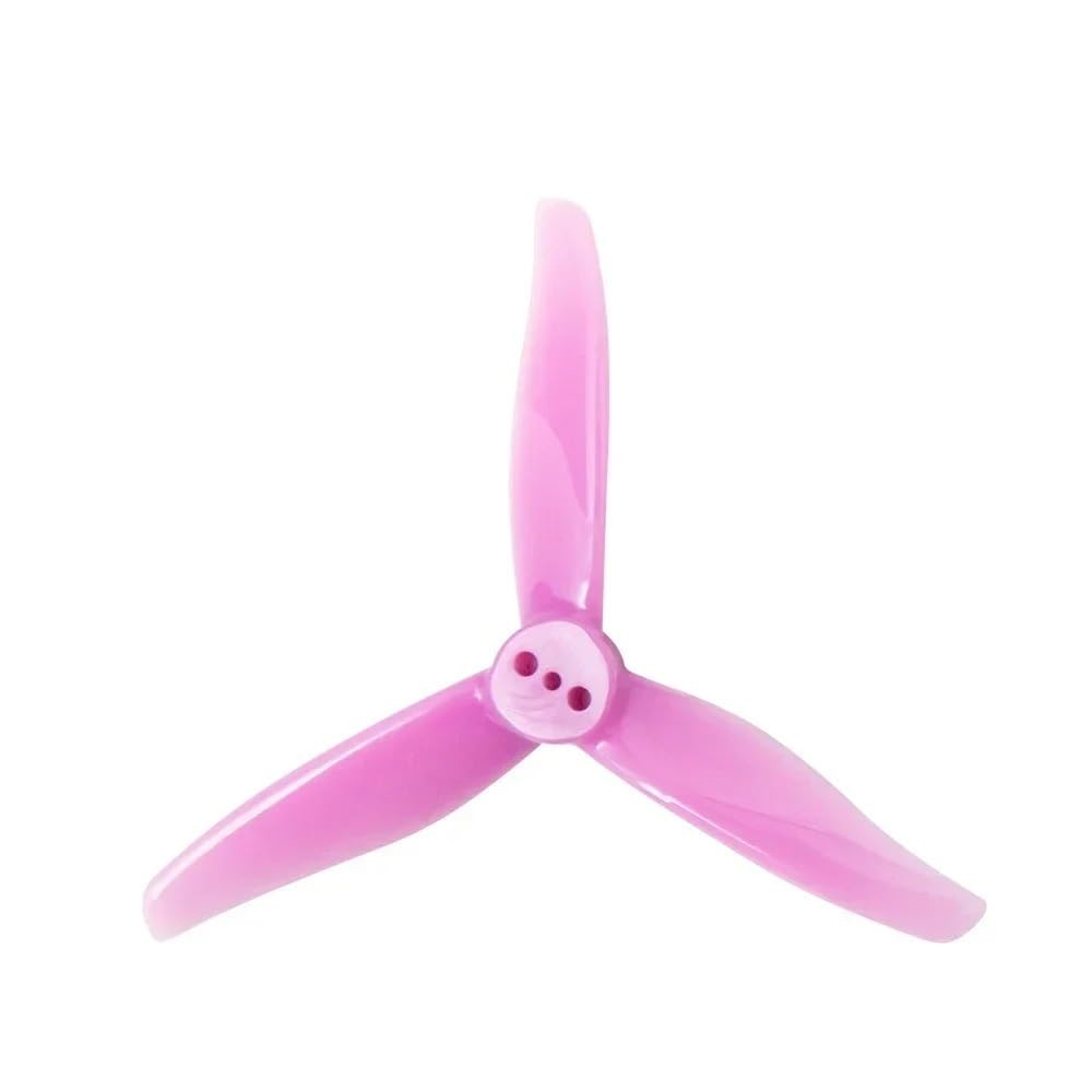 Propeller 2Pairs/4 stücke 3016 Propeller 1,5 m 2mm Loch 3 Zoll 3-Blatt CW CCW Propeller props for 3 zoll Racing Drone Teil ersetzen(1.5mm Purple 2 pairs) von BNEAIGHW