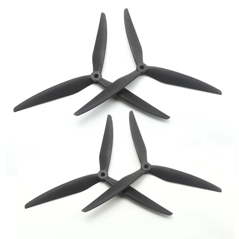 Propeller 2Pairs 10 Zoll 1050-3 Propeller 3 Klinge 1050 PC Fiberglas Carbon Nylon Requisiten Multirotor Flugzeug Drone Teile Teil ersetzen(4 Pair) von BNEAIGHW