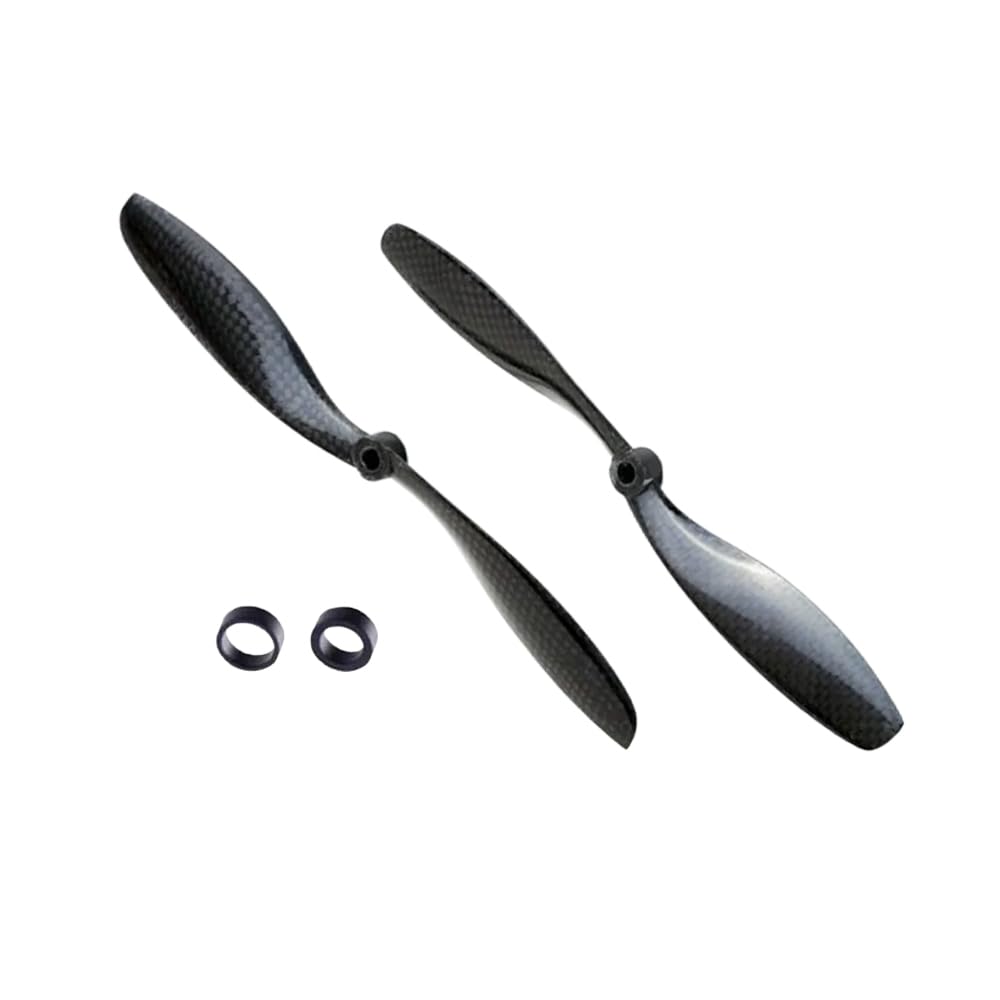 Propeller 2pairs 3K Carbon Propeller 8045 1045 1047 1147 1238 1260 1245 for RC Drone Quadcopter Hexacopter Zubehör Teil ersetzen(2pairs 1147) von BNEAIGHW