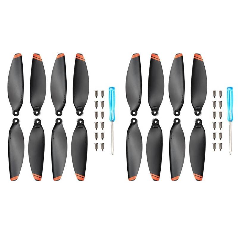 Propeller 4 Paar 4726 Propeller-Requisitenblatt-Ersatz, kompatibel mit Mini 2 Drone, leichten Flügelventilatoren, Ersatzteile, kompatibel mit Mini SE-Zubehör Teil ersetzen(16 pcs orange) von BNEAIGHW