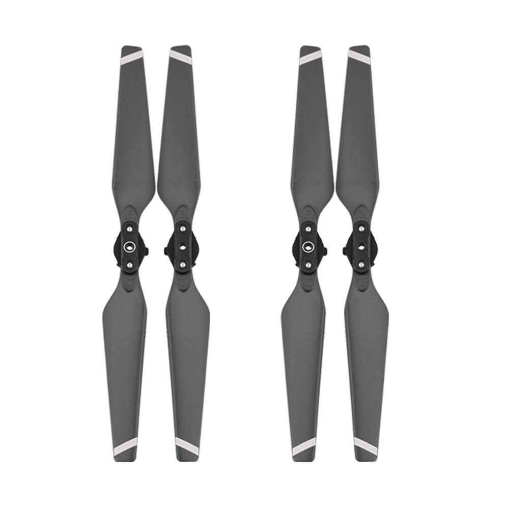 Propeller 4 Stück 8330 Propeller kompatibel mit Pro Drone Klappklinge Schnellspanner Requisiten Ersatzklinge Zubehör Ersatzteile 8330F Lüfter Teil ersetzen(White) von BNEAIGHW