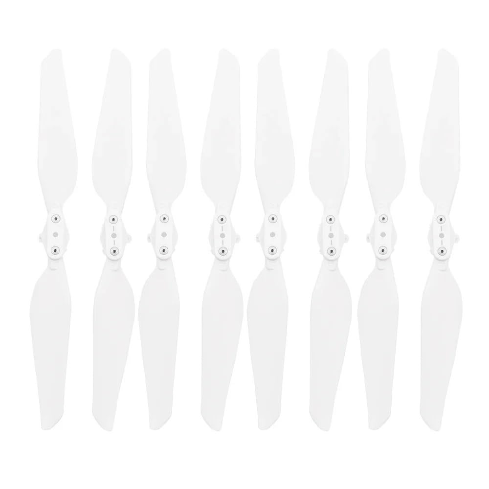 Propeller 4 stücke Propeller Quick-Release Faltbare Requisiten Propeller Zubehör Requisiten RC Quadcopter Ersatzteile Kompatibel Mit X8 SE X8SE Teil ersetzen(Four pairs white) von BNEAIGHW