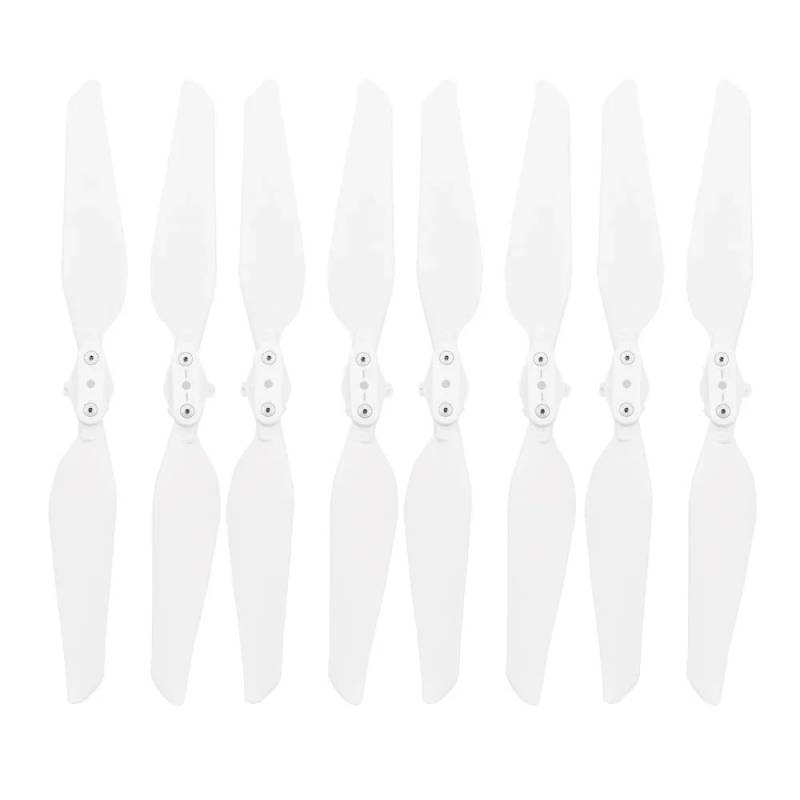 Propeller 4 stücke Propeller Quick-Release Faltbare Requisiten Propeller Zubehör Requisiten RC Quadcopter Ersatzteile Kompatibel Mit X8 SE X8SE Teil ersetzen(Four pairs white) von BNEAIGHW