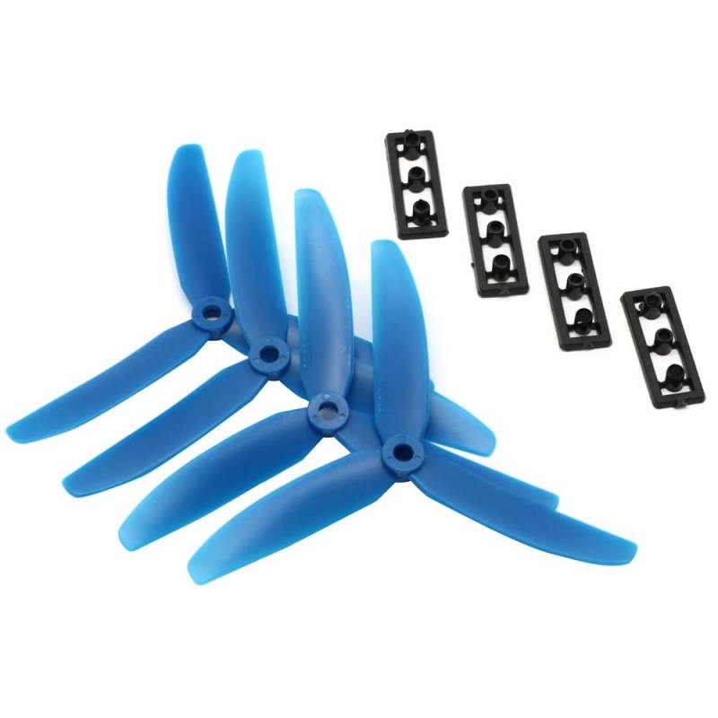 Propeller 4 teile/los 5030 Propeller 3-Blatt Requisiten CW CCW (ABS) Multicopter Kompatibel Mit ZMR250 QAV250 C250 Quadcopter Requisiten Drone (2 paar) Teil ersetzen(2pair-Blue) von BNEAIGHW