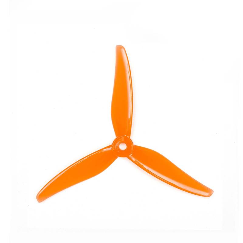 Propeller 4PCS/ 2Pairs 51466 V2 5 zoll 3 Klinge/Tri-Blade Propeller Props Kompatibel Mit FPV Racing Drone 6 Farben Gelb Teil ersetzen(2Pairs Tiger Orange) von BNEAIGHW