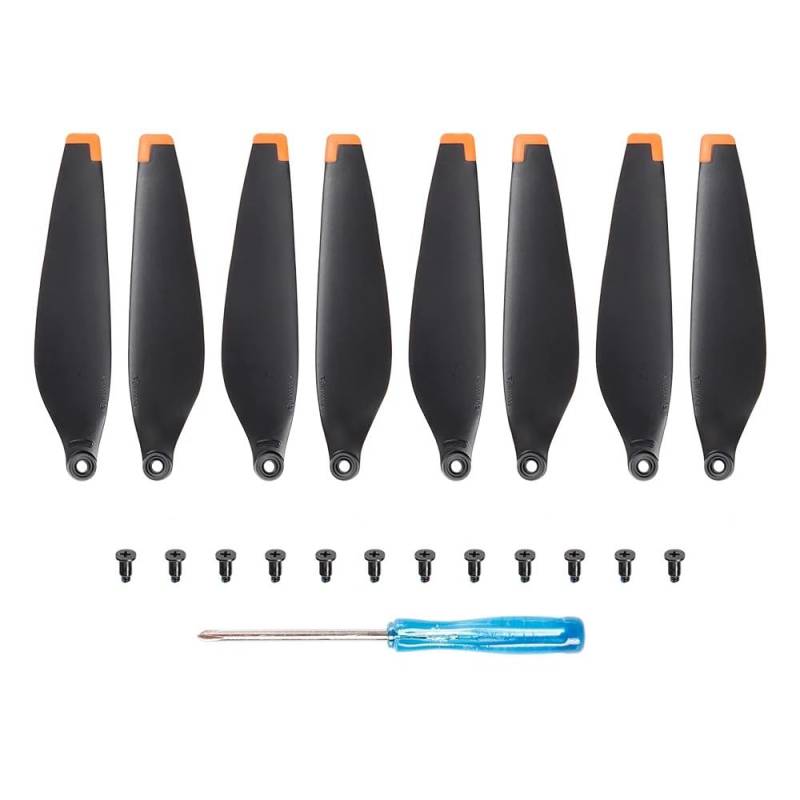 Propeller 8/16 PCS Propeller Drone Klinge Licht Gewicht Quick Release Requisiten Klinge Schraube Flügel Kompatibel Mit Mini 3 Drone Zubehör Teil ersetzen(8pcs orange) von BNEAIGHW