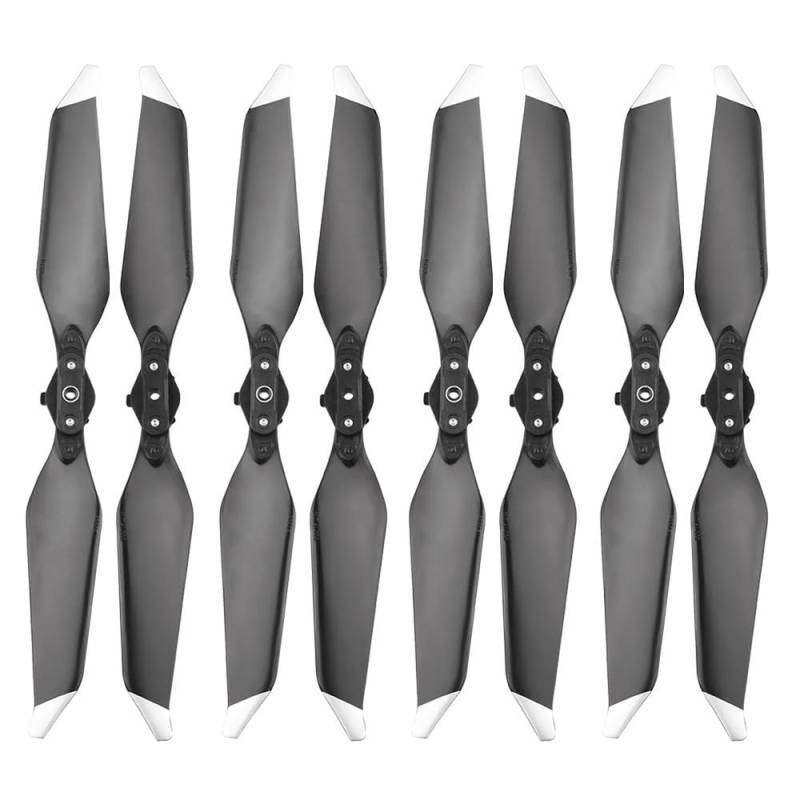 Propeller 8 Stück 8331 geräuscharme Schnellspannpropeller kompatibel mit Mavic Pro Platinum Drone Blade Prop kompatibel mit Mavic Pro Zubehör Ersatzteile Teil ersetzen(Sliver) von BNEAIGHW