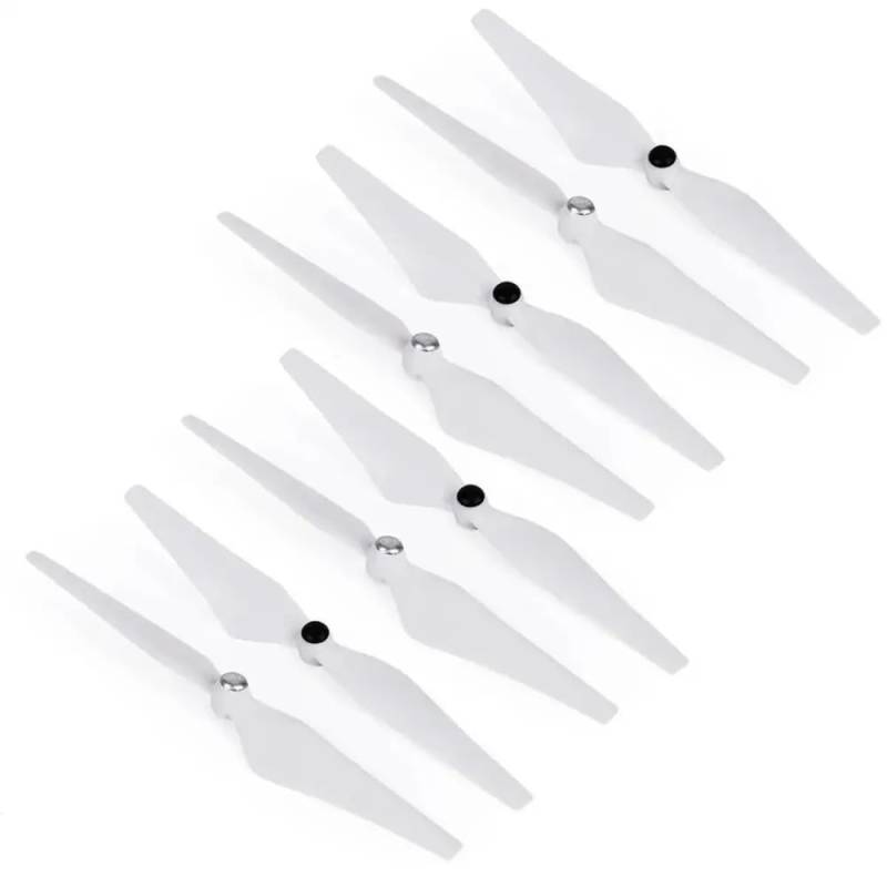 Propeller 8 Stück 9450 Propeller Drohnenteile Requisiten Ersatzklinge Drohnenzubehör Teil ersetzen(White) von BNEAIGHW