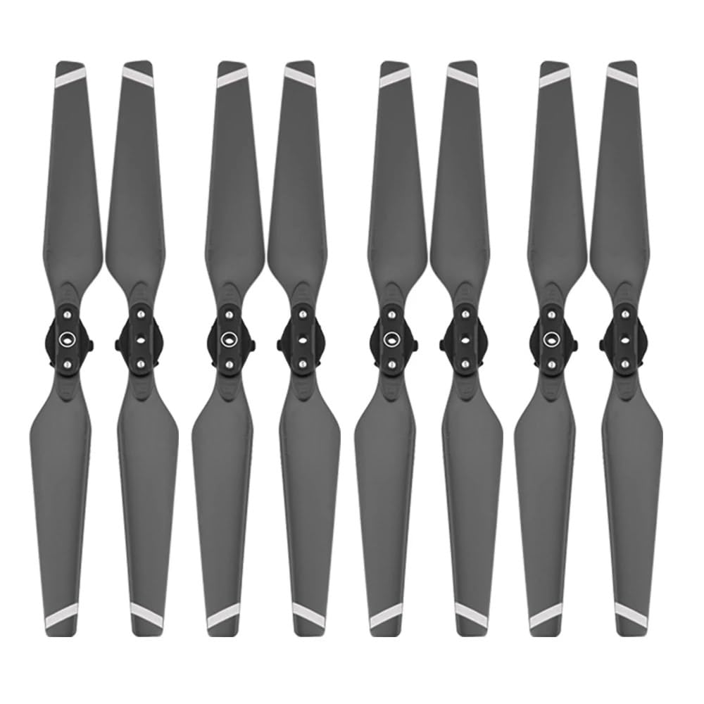 Propeller 8 stücke Propeller Quick Release Propeller Klapp Klinge 8330F Requisiten Kompatibel Mit Mavic Pro Drnoe Zubehör Teil ersetzen(Black Silver 8pcs) von BNEAIGHW