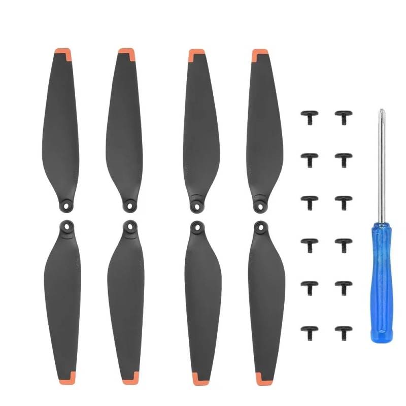 Propeller CW CCW TPU 6030F Propeller, kompatibel mit MINI 4 PRO Props Blade, leichte Drohnenflügelventilatoren mit Schrauben, Ersatzzubehör Teil ersetzen(2 Pairs Propeller) von BNEAIGHW