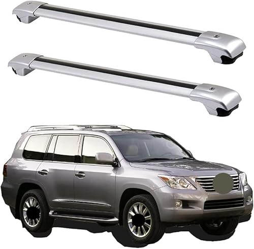 2 Stück Auto-Dachträger für Lexus LX UZJ100 470 1998–2007, Querträger, Transport, Lagerung, Dachgepäckträger, Schienenträger, Modifikationszubehör von BNMJY