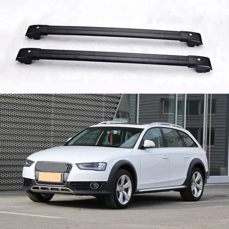 2-teilige Autodachgepäckträger für Audi A4 Allroad 2009-2016, Querträger, Transport, Lagerung, Dachgepäckträger, Relingträger, Umbauzubehör von BNMJY