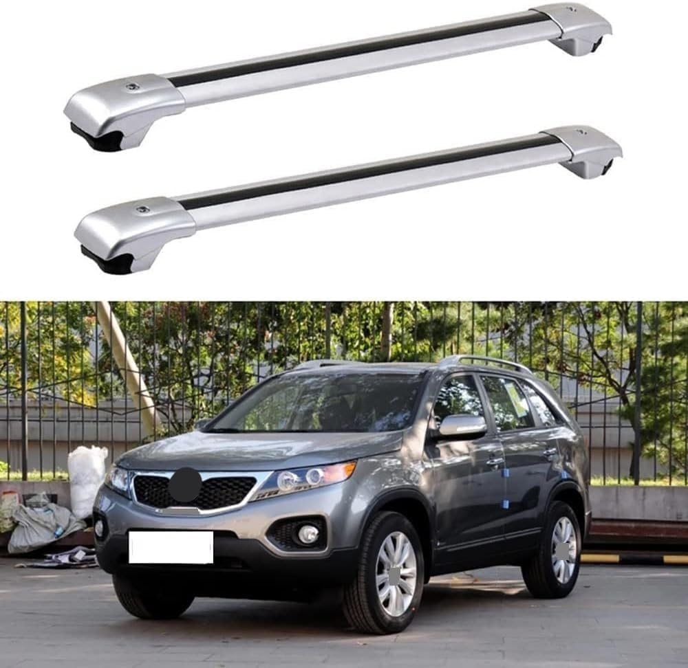 2-teilige Autodachgepäckträger für Kia Sorento R SUV 2010-2014, Querstangen, Transport, Lagerung, Dachgepäckträger, Relingträger, Umbauzubehör von BNMJY