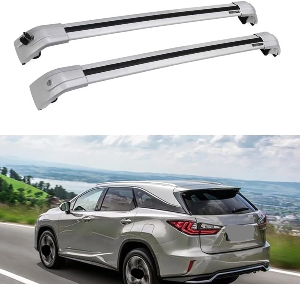 2-teilige Autodachgepäckträger für Lexus RXL SUV 2018 2019 2020, Querstangen, Transport, Lagerung, Dachgepäckträger, Relingträger, Umbauzubehör von BNMJY