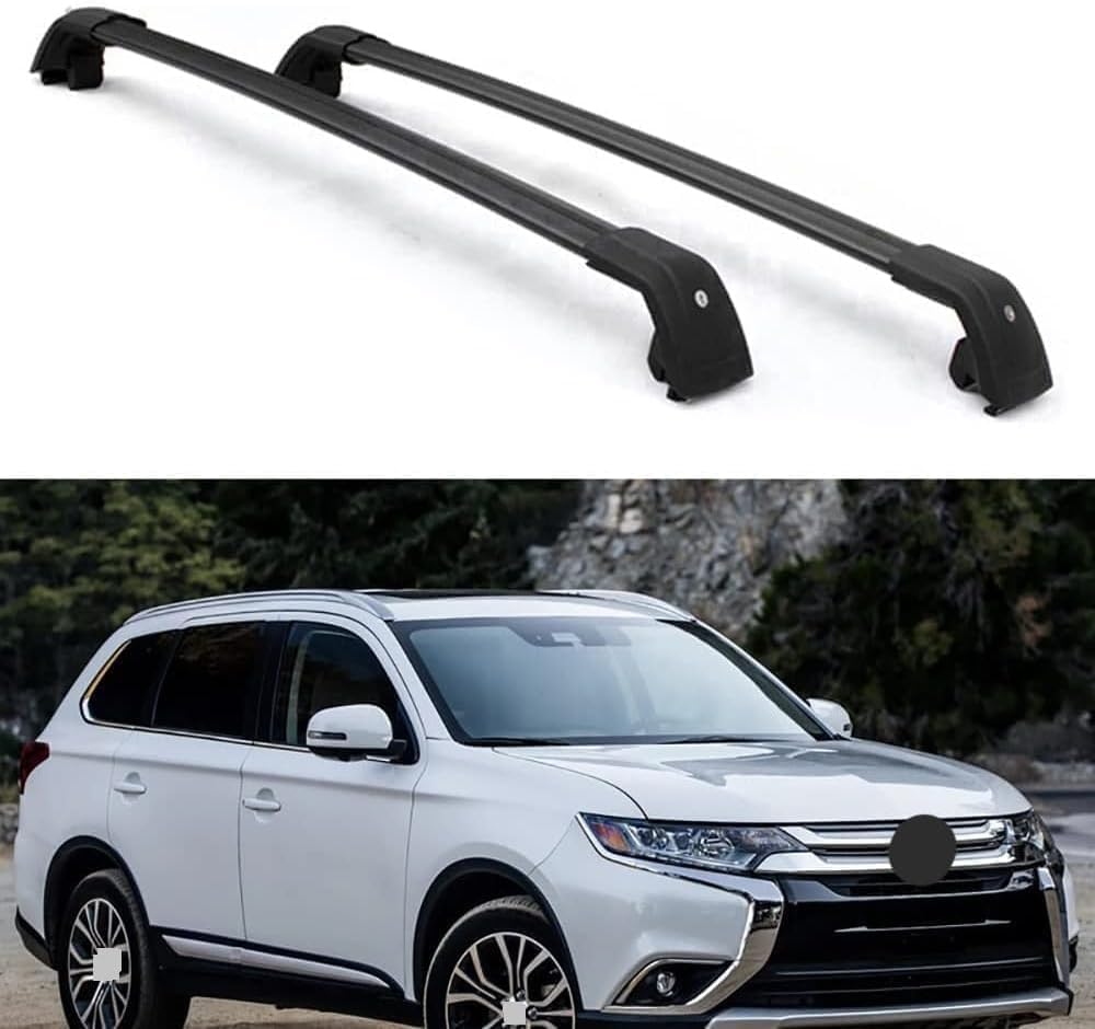 2-teilige Autodachgepäckträger für Mitsubishi Outlander 2012-2020, Querstangen, Transport, Lagerung, Dachgepäckträger, Relingträger, Umbauzubehör von BNMJY