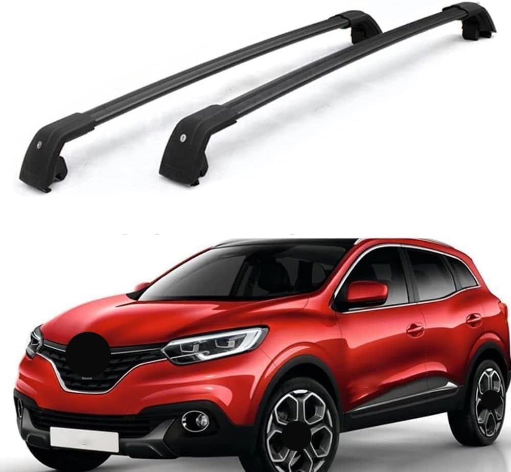 2-teilige Autodachgepäckträger für Renault Kadjar 2015-2022, Querstangen, Transport, Lagerung, Dachgepäckträger, Relingträger, Umbauzubehör von BNMJY