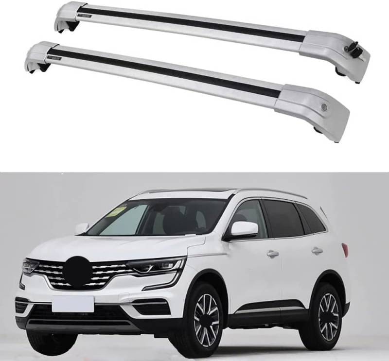 2-teilige Autodachgepäckträger für Renault Koleos 2016-2020, Querstangen, Transport, Lagerung, Dachgepäckträger, Relingträger, Umbauzubehör von BNMJY