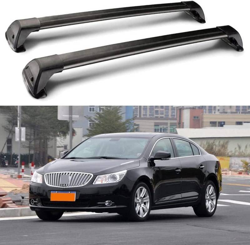 2-teilige Autodachträger für Buick Lacrosse Sedan 2010-2016, Dachzubehör, Gepäckträger-Querstange, Frachttransportträger, Schienenträger-Querstange von BNMJY