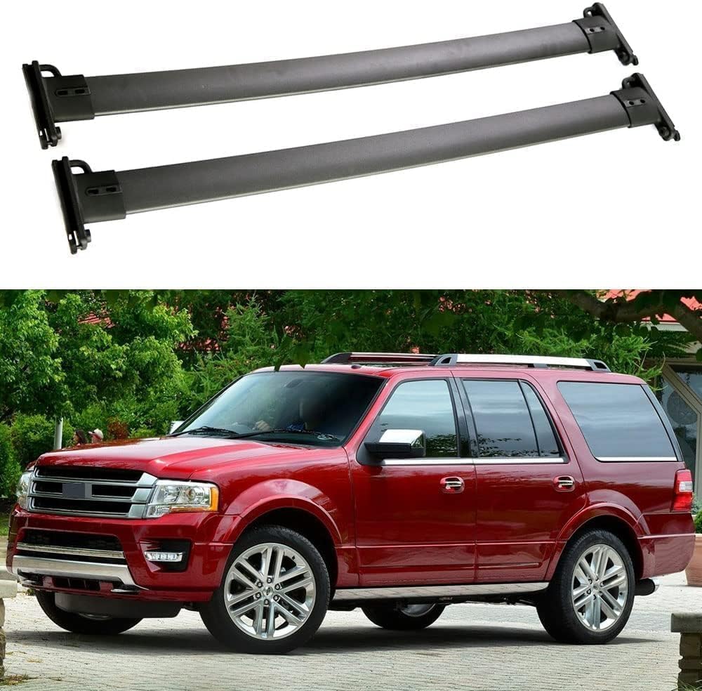 2-teilige Autodachträger für Ford Expedition 2007-2017, Dachzubehör, Gepäckträger-Querstange, Frachttransportträger, Schienenträger-Querstange von BNMJY