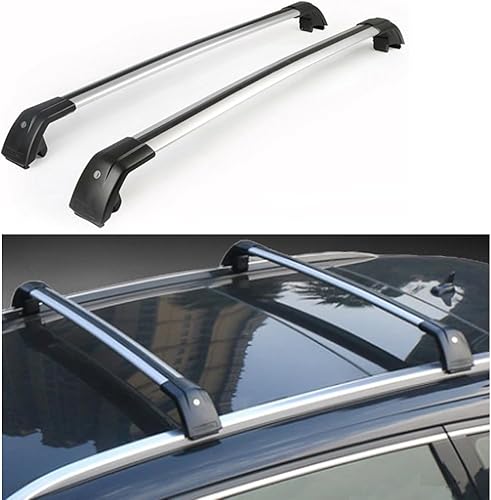 Abschließbare Aluminium-Autodachträger ohne Schiene, Anti-Diebstahl-Gepäck für 2012–2016 Audi Q5, universelle Dachträger. von BNMJY