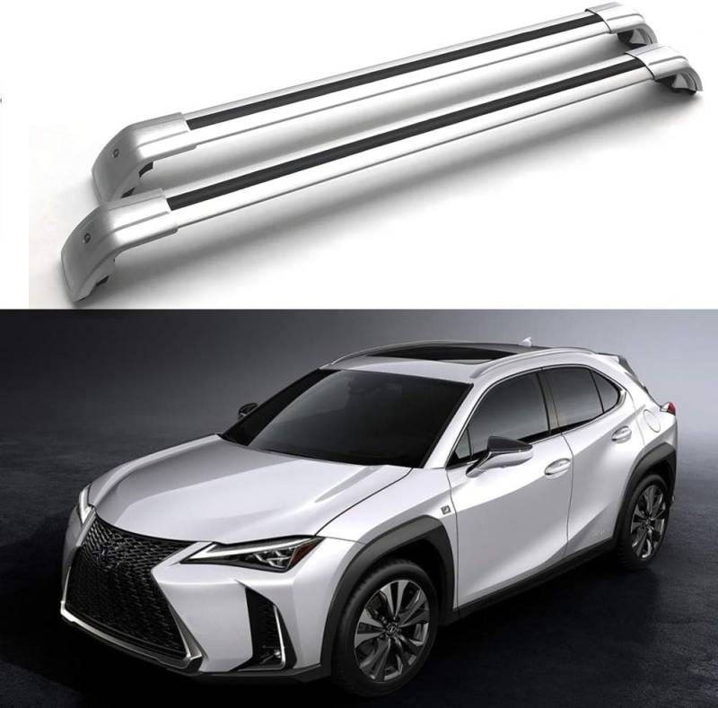 Abschließbare Aluminium-Autodachträger ohne Schiene, Anti-Diebstahl-Gepäck für Lexus UX 2019 2020, universelle Dachträger. von BNMJY