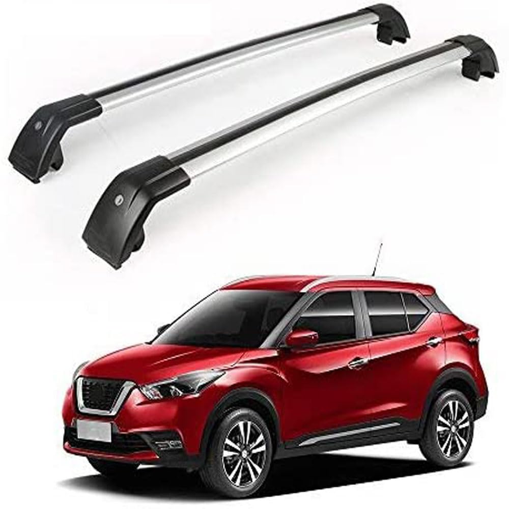 Aluminium-Autodachträger für Nissan Kicks 2017 2018 2019 2020, Schienenträger, Querträger, Autozubehör, C von BNMJY