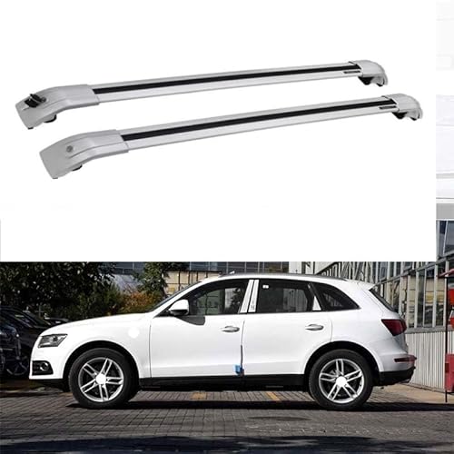 Auto-Dachträger für Audi Q5 2013–2017, Aluminium-Anti-Rost-Querträger, Dachgepäck-Ersatzteile,A von BNMJY