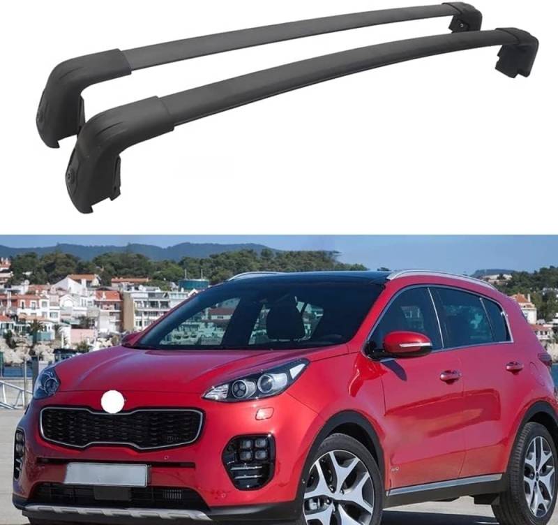 Auto-Dachträger für KIA Sportage 2016–2020, rostfreie Querträger aus Aluminium, Ersatzteile für Dachgepäck von BNMJY