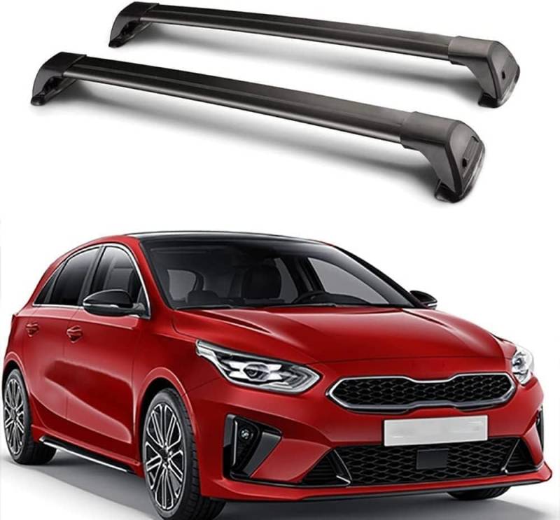 Auto-Dachträger für Kia Ceed Hatchback GT 2019+, Aluminium-Anti-Rost-Querstange, Dachgepäck-Ersatzteile,B von BNMJY