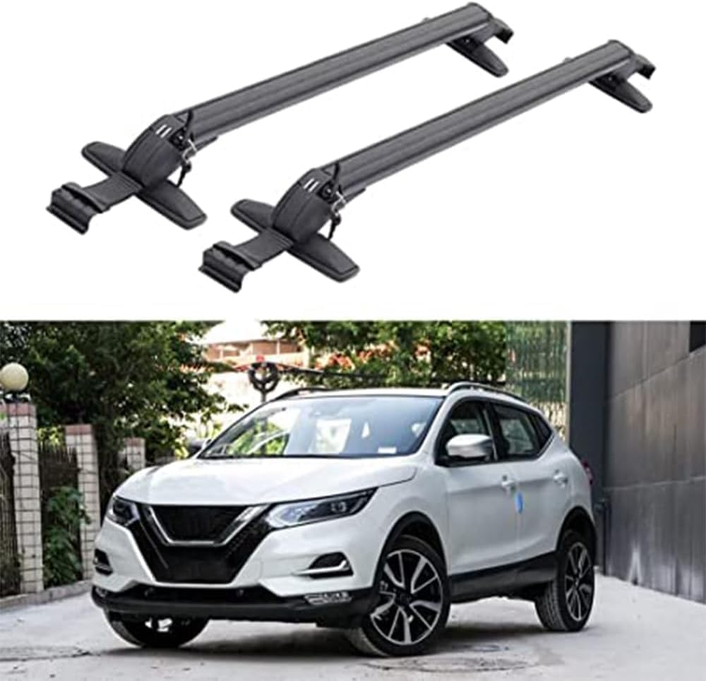 Auto-Dachträger für Nissan Qashqai 2014–2019, Aluminium-Rostschutz-Querstange, Ersatzteile für Dachgepäck von BNMJY