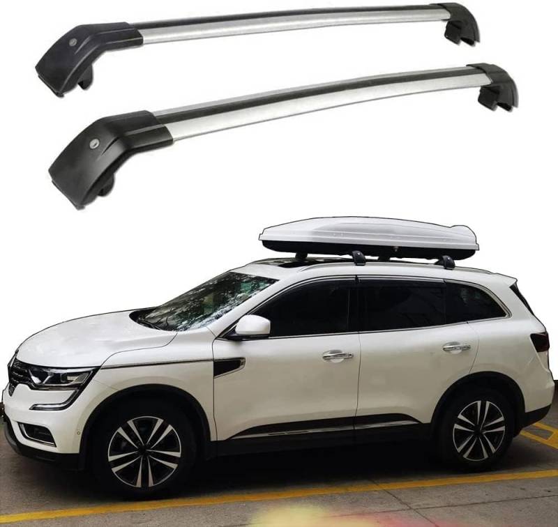 Auto-Dachträger für Renault Koleos 2008–2022, Aluminium-Anti-Rost-Querstange, Ersatzteile für Dachgepäck,B von BNMJY