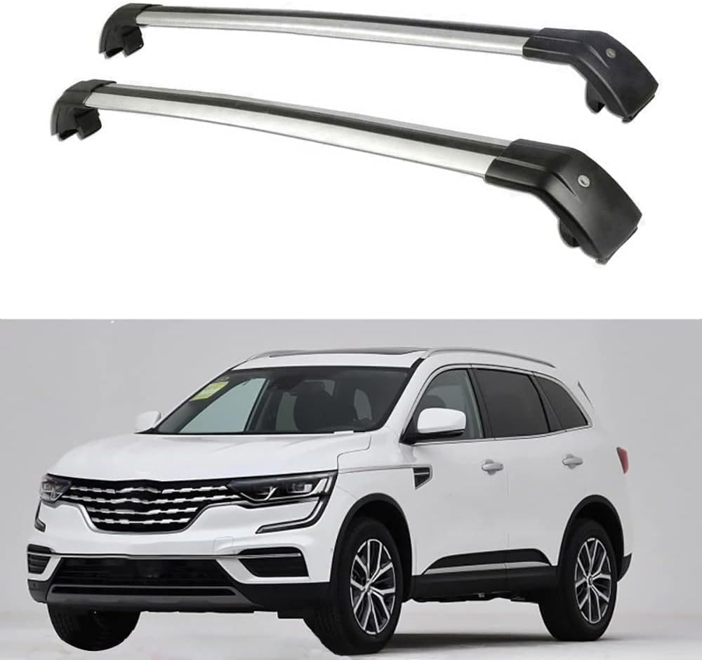 Auto-Dachträger für Renault Koleos 2016–2020, Aluminium-Anti-Rost-Querstange, Dachgepäck-Ersatzteile,B von BNMJY