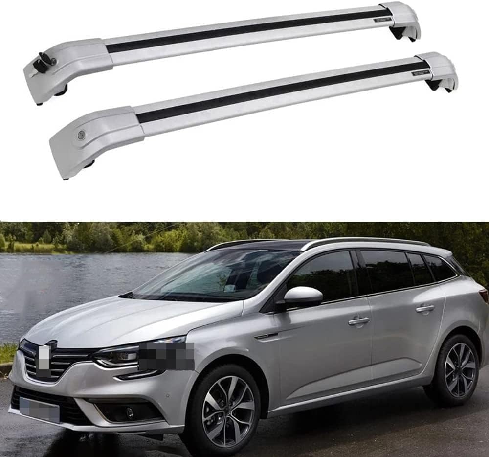 Auto-Dachträger für Renault Megane Estate 2016+, rostfreie Querträger aus Aluminium für Dachgepäck-Ersatzteile von BNMJY