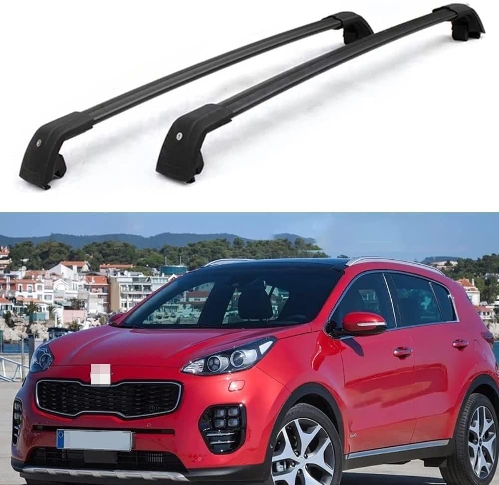 Autodachträger für Kia Sportage 4. 2015-2020, Aluminium-Rostschutz-Querträger-Dachgepäck-Ersatzteile von BNMJY