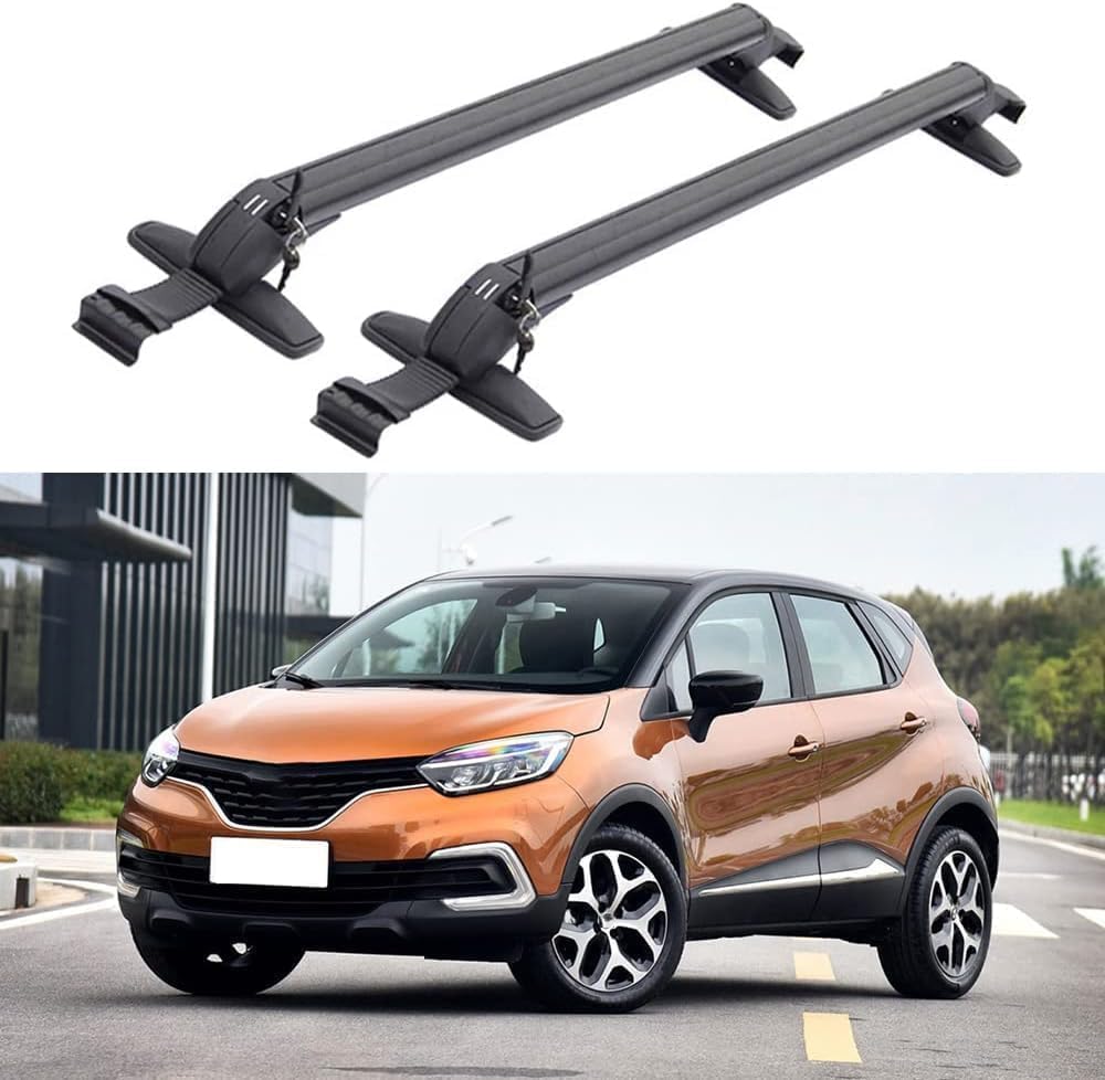 Autodachträger für Renault Captur SUV 2013-2019, Aluminium-Rostschutz-Querträger Dachgepäck-Ersatzteile von BNMJY