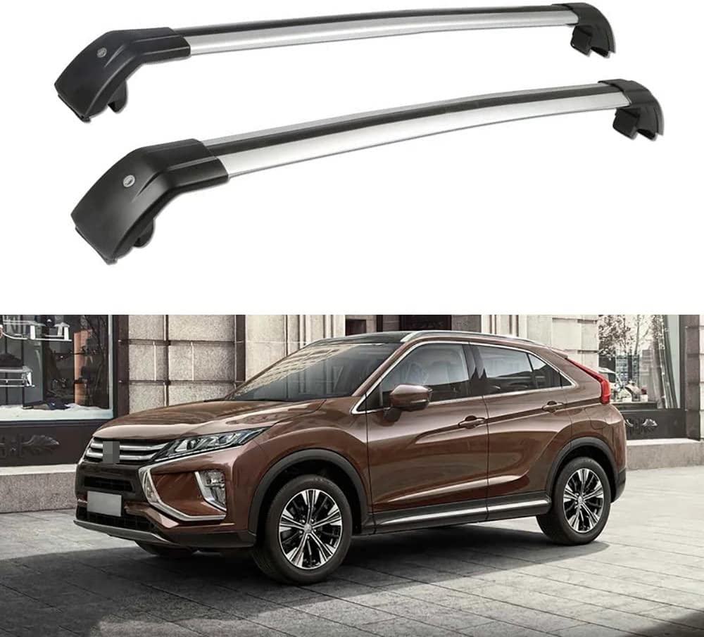 Stück Querträger für Mitsubishi Eclipse Cross 2018–2022, Dachträger, Auto-Top-Gepäckträgerschienen, automatisch abschließbarer Dachgepäckträger, Dachträger für Auto von BNMJY