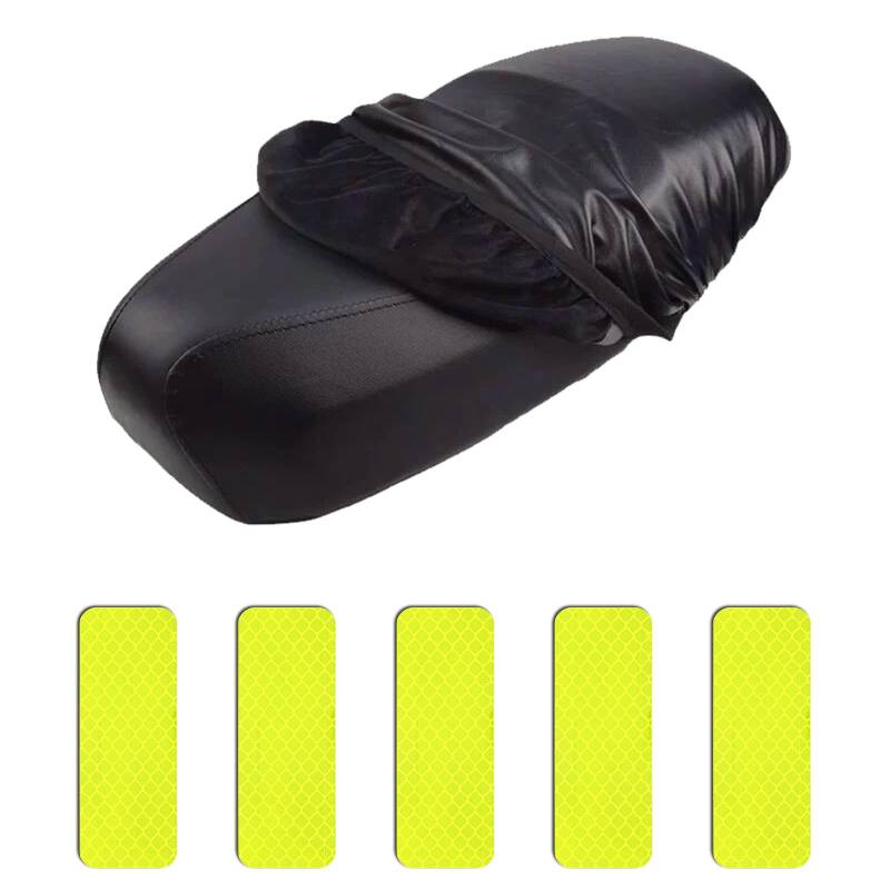 BNOYONERAS Motorrad Sitzbankbezug, Motorradbezug, Roller Sitzbankabdeckung Antirutsch, Roller Sitzbezug Anti-Kratzer, Kissen Sitzbezug Moped Wasserdicht Universal Sitzabdeckung(Schwarz) von BNOYONERAS