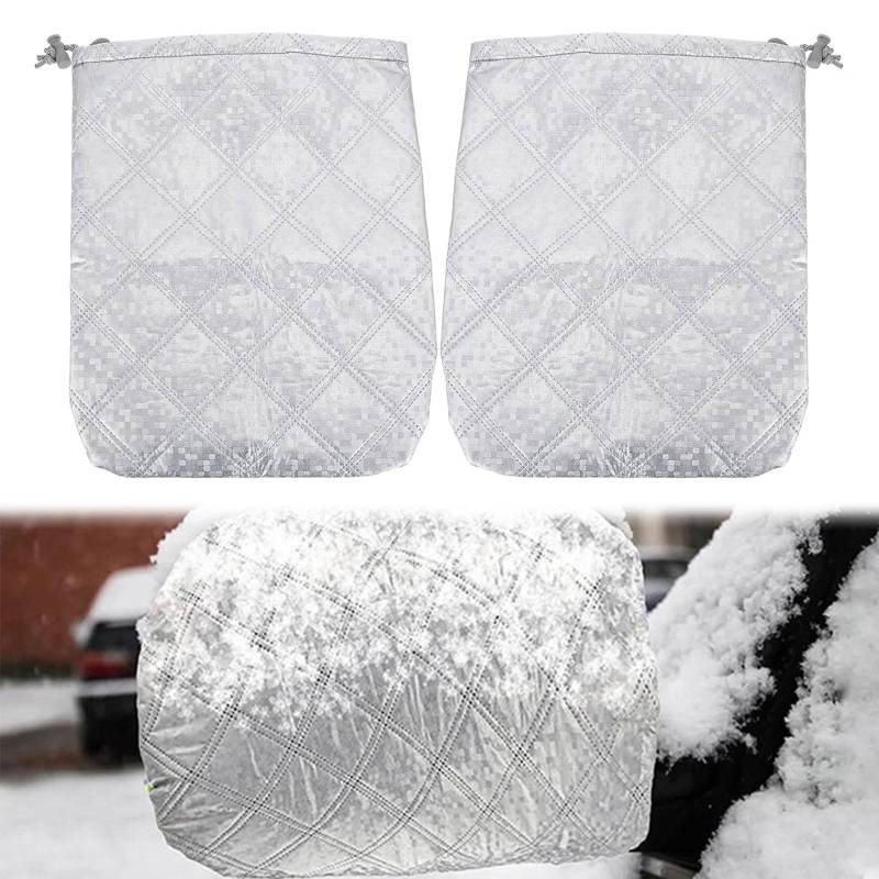 Seitenspiegelabdeckung, Rückspiegelabdeckung, Seitenspiegel Schneedecke, Spiegel Frostschutz Abdeckung, Auto Außenspiegel Frostabdeckung, Autospiegel Schutzhülle Schneeabdeckung, 1 Paar von BNOYONERAS