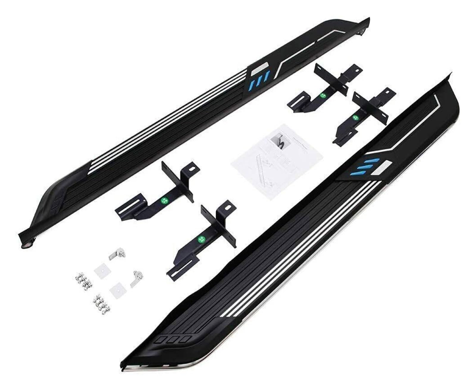 2Pcs Fixed Running Board Side Step Pedals Nerf Bar Compatible With Yaris Cross 2020-2023 von BOABEODVB