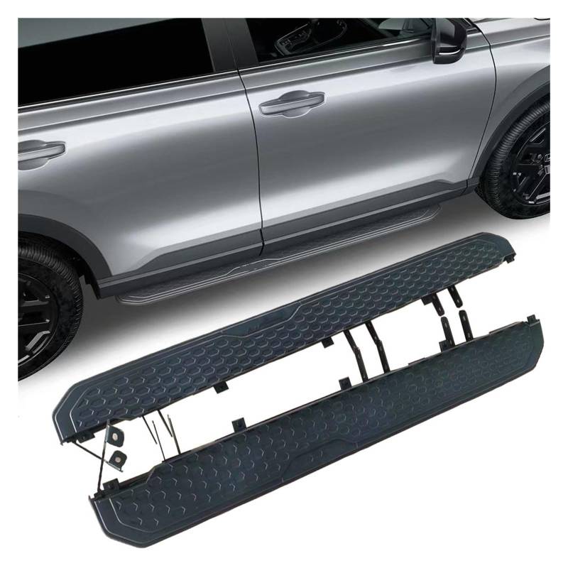 2Pcs Fixed Running Board Side Steps Pedal Nerf Bar Compatible With CRV CR-V 2023 2024 von BOABEODVB