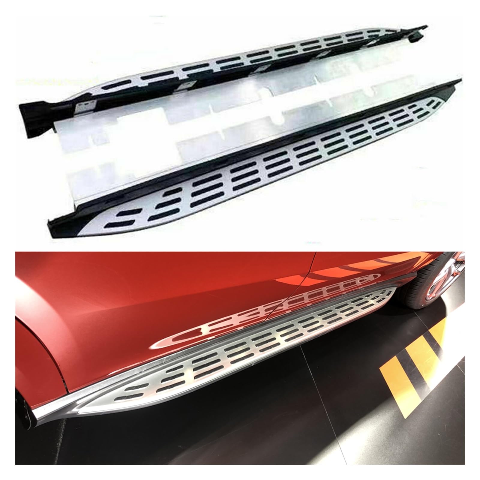 2Pcs Running Boards Side Steps Pedal Nerf Protector Bar Compatible With Benz GLB X247 2019+ von BOABEODVB