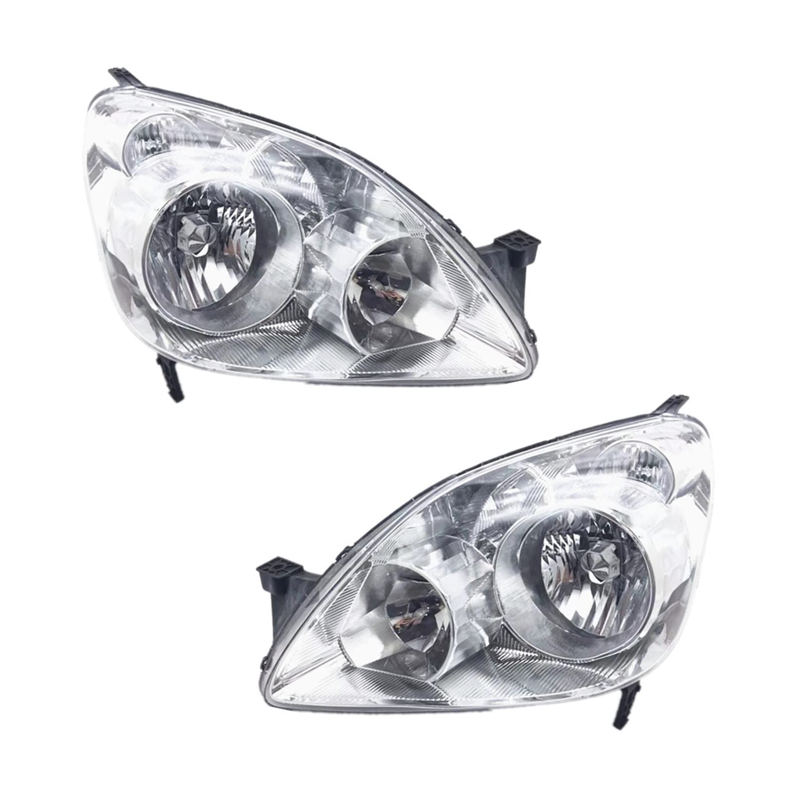 2pcs Front Bumper Headlight Headlamp Head Light Head Lamp Assembly Compatible With CRV CR-V RD5 RD7 2005 2006 von BOABEODVB