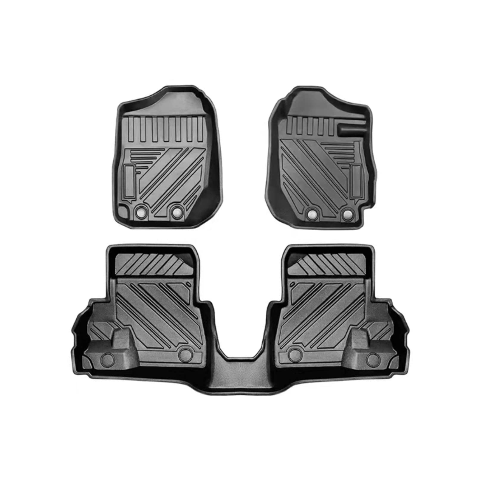 3D TPE LHD RHD Bodenmatte kompatibel mit Suzuki Jimny 2019-2023 JB74 64 Fuß Pad Schwarz Bodenfutter Umgeben Teppich 4x4 Zubehör(Rechts Handfahrer MT) von BOABEODVB